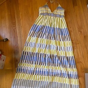 Patterned Maxi length dress